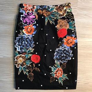 Anthropologie Peppering Skirt